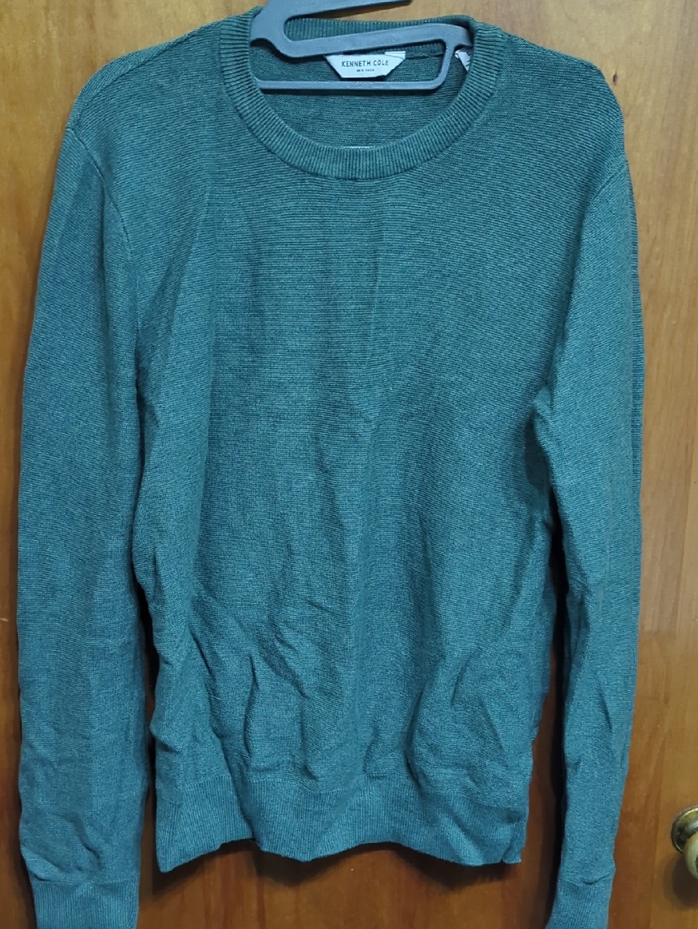 Kenneth Cole Green Crewneck Sweater